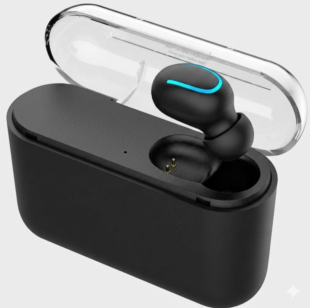 T33 Bluetooth 5.0 Ear Hook Earbuds – ANC, IPX5 Waterproof, HIFI, Mic, Single or Dual
