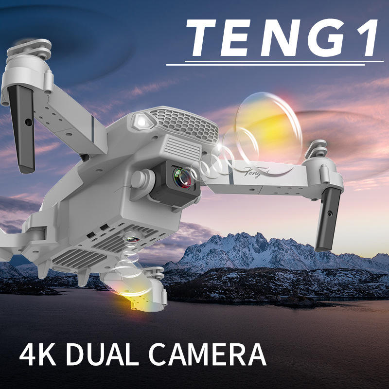 E88 Foldable 4K Drone – FPV Camera, Altitude Hold, 150m Range, Single or Dual Camera