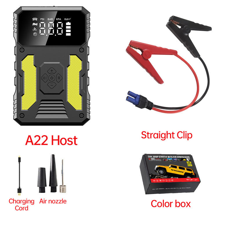 Car Jump Starter with Air Compressor – Up to 3000A, 150 PSI, Power Bank & SOS Light