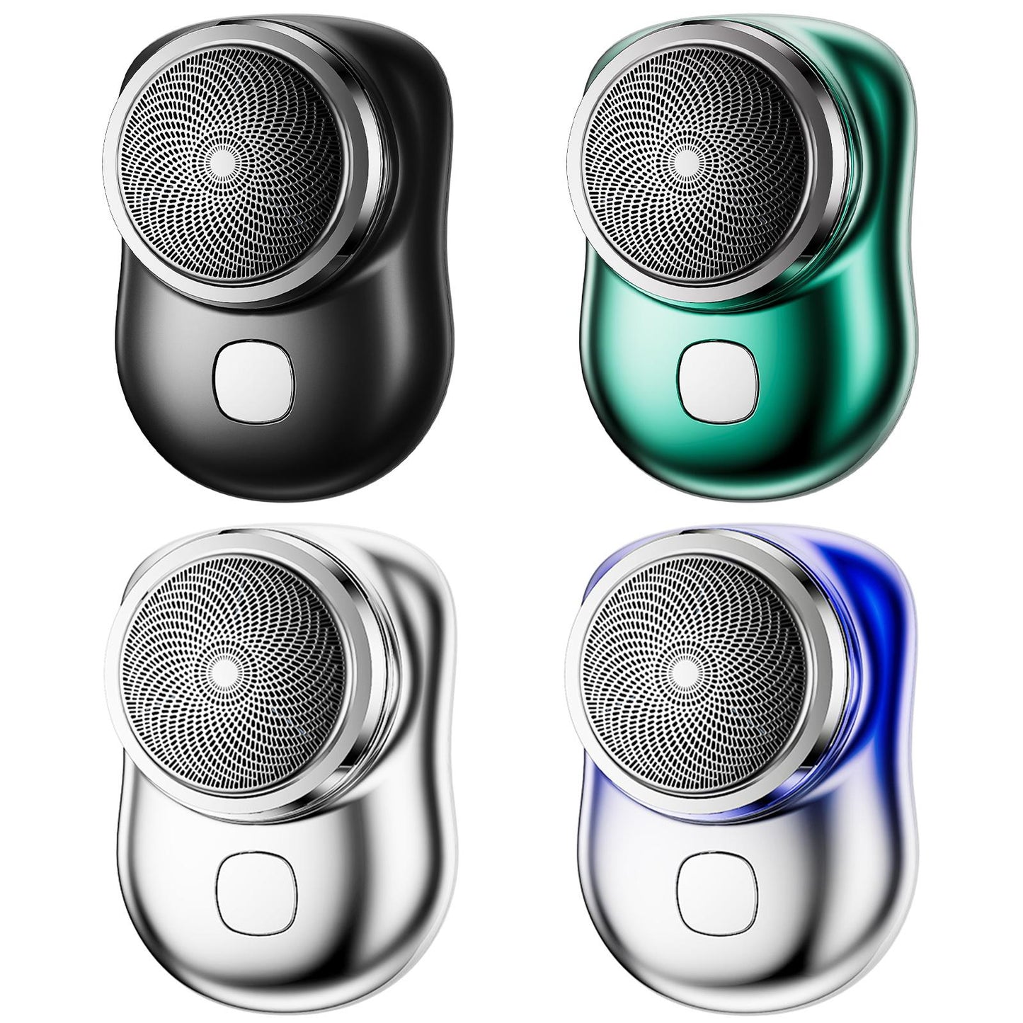 Portable Mini Electric Shaver – Waterproof, 60+ Min Battery, Rotary Multi-Head