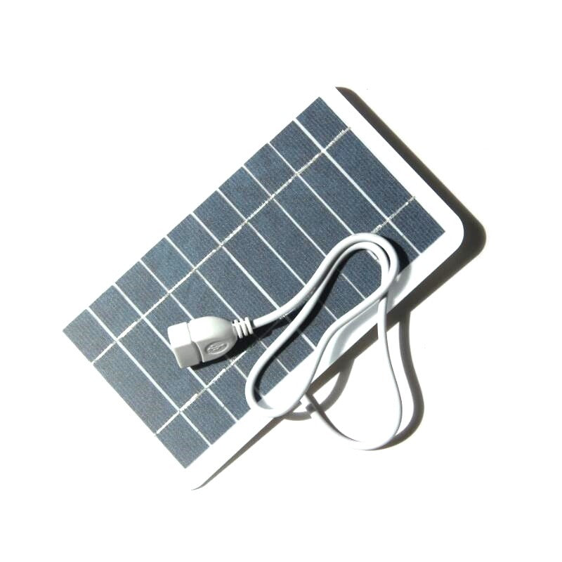 2W 5V Solar Charging Panel – Portable Outdoor Phone & Device Charger