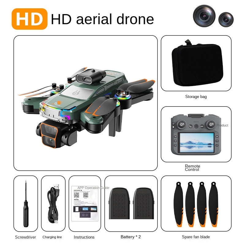 Z2 PRO Brushless Drone – Dual Camera, 4.3" Screen Remote, Optical Flow, Obstacle Avoidance