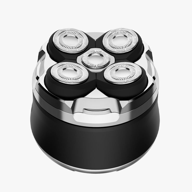 5-Blade Rechargeable Electric Shaver – IPX6 Waterproof, 8000 RPM, 120-Min Battery