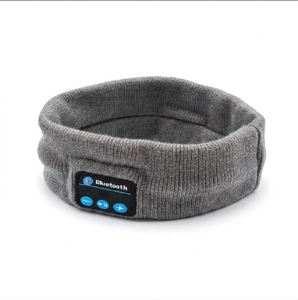 Bluetooth Sports Headband – Wireless Music, 6-7Hr Battery, Washable, Sleep & Running
