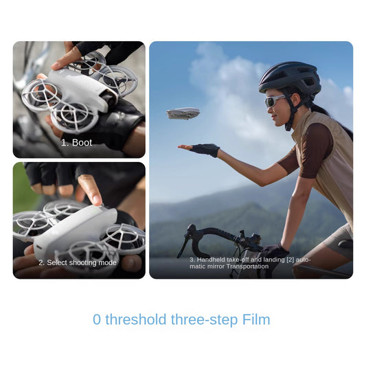 DJI Neo 4K Drone – AI Tracking, 10km Transmission, Handheld & Aerial, No Remote Needed