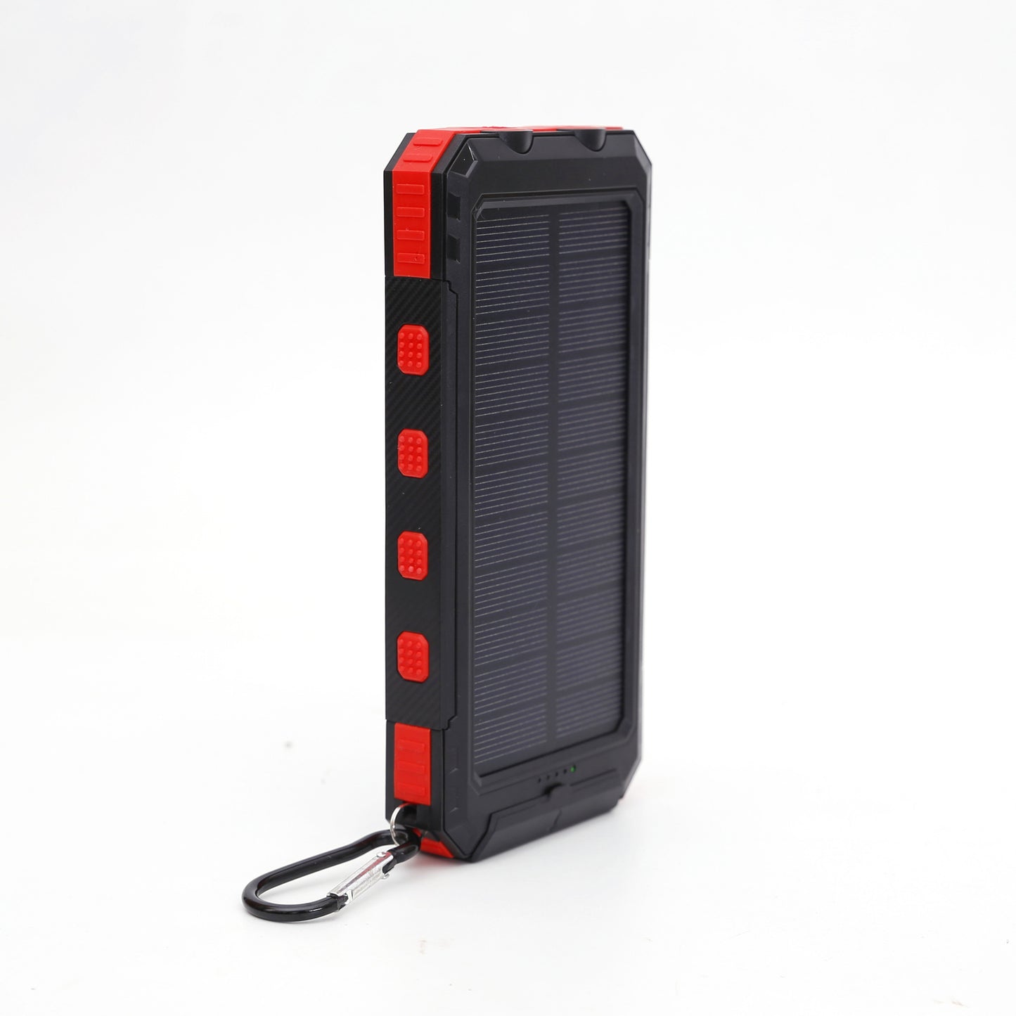 10000mAh Solar Power Bank with Compass, Dual Flashlight & Phone Holder – Rugged Outdoor Charger