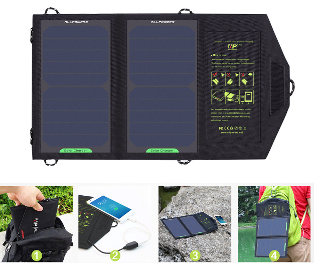 10W Foldable Solar Charger – High-Efficiency Portable USB Panel for Outdoor & Travel