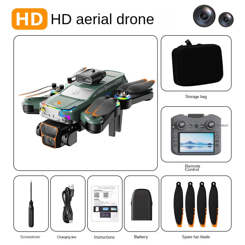 Z2 PRO Brushless Drone – Dual Camera, 4.3" Screen Remote, Optical Flow, Obstacle Avoidance