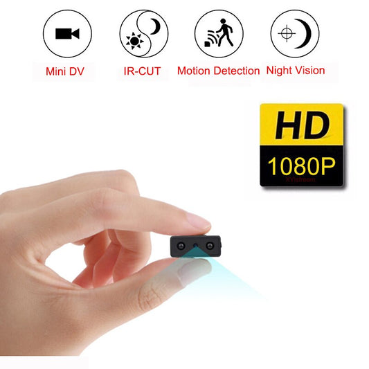1080P Mini Hidden Security Camera – Invisible Night Vision, Motion Detection & Loop Recording