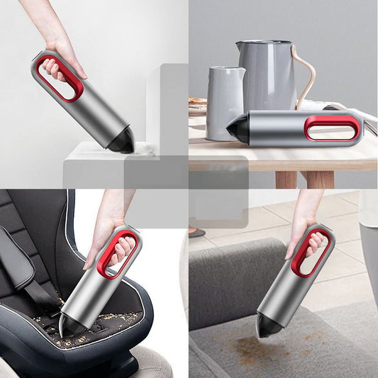 Wireless Mini Vacuum Cleaner – 65W, 4800mbar Suction, Car, Desk & Pet Hair