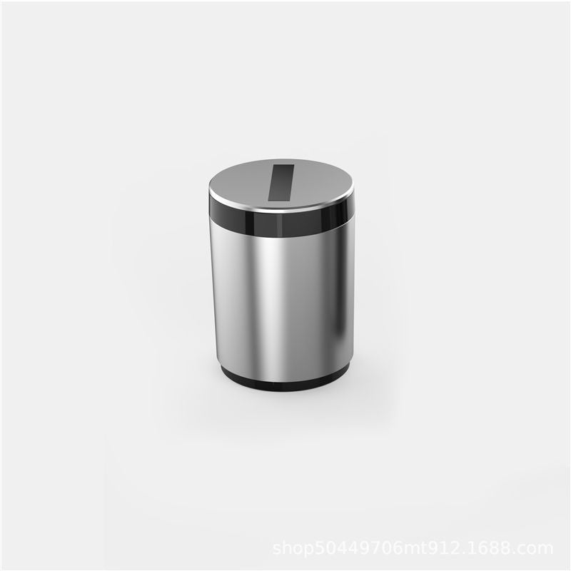Smart Infrared Auto-Open Ashtray – LED Light, Car & Desktop, Aluminum Alloy