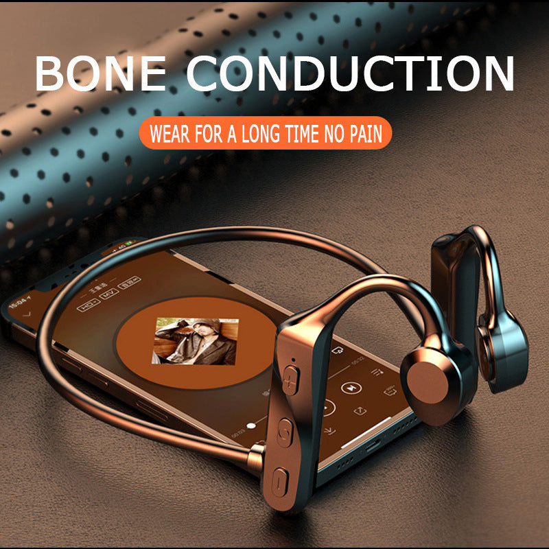 K69 Wireless Bone Conduction Bluetooth 5.0 Sports Earbuds – 7-8Hr Battery, 10m Range, 3 Colors