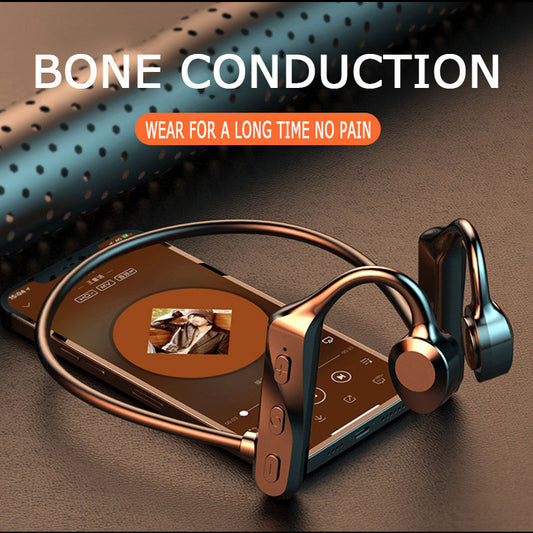 K69 Wireless Bone Conduction Bluetooth 5.0 Sports Earbuds – 7-8Hr Battery, 10m Range, 3 Colors