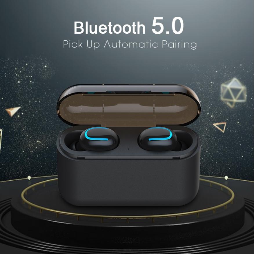 T33 Bluetooth 5.0 Ear Hook Earbuds – ANC, IPX5 Waterproof, HIFI, Mic, Single or Dual