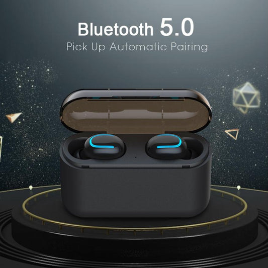 T33 Bluetooth 5.0 Ear Hook Earbuds – ANC, IPX5 Waterproof, HIFI, Mic, Single or Dual
