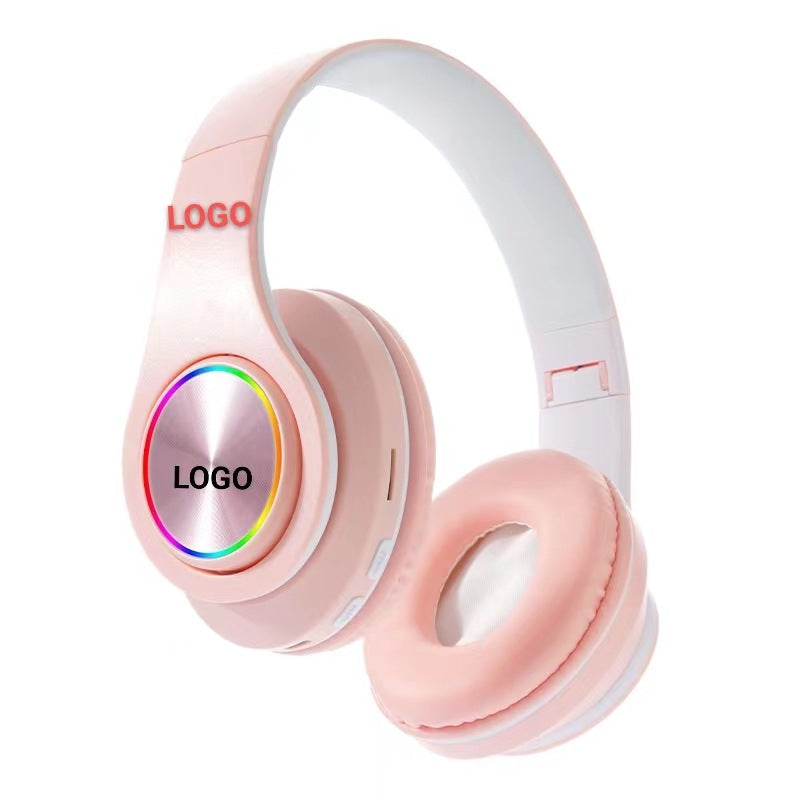 LX-B39 Foldable Wireless Bluetooth 5.0 Headphones – Deep Bass, Breathing Light, TF Card, 6 Colors