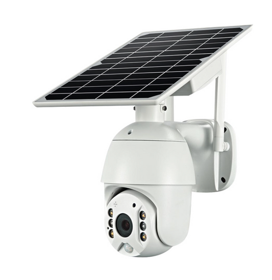1080P Solar PTZ Security Camera – 355° Pan, WiFi or 4G SIM, Color Night Vision & IP66