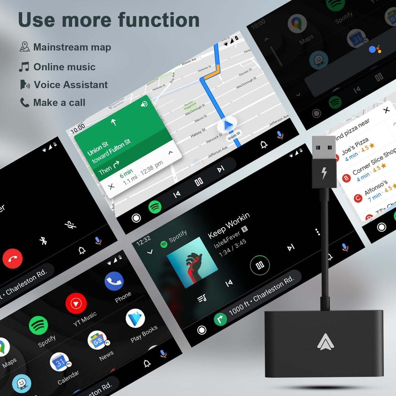 Wireless CarPlay & Android Auto Adapter – Convert Wired to Wireless, Universal Box