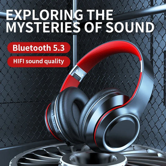 DR90 Wireless Headphones – Heavy Bass, Bluetooth 5.3, 15-Hour Battery
