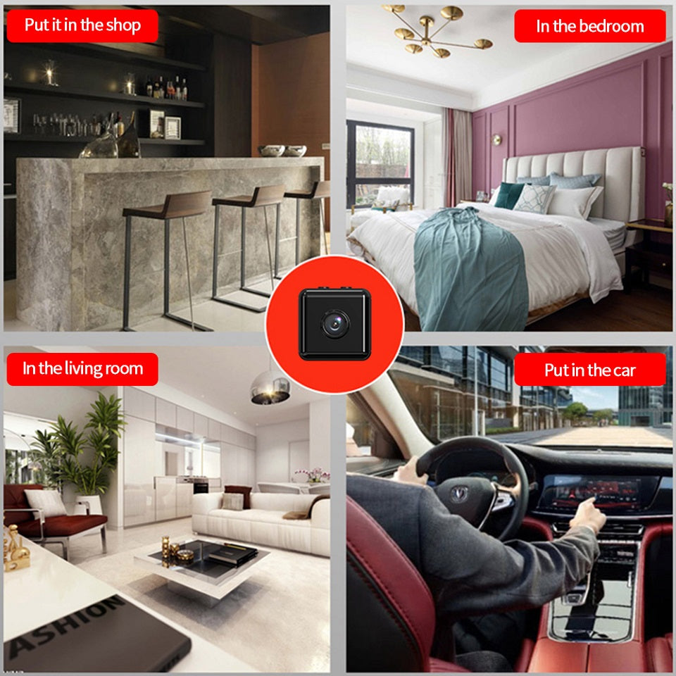 1080P Wireless IP Security Camera with Night Vision & Remote WiFi Access – Indoor Home Monitor