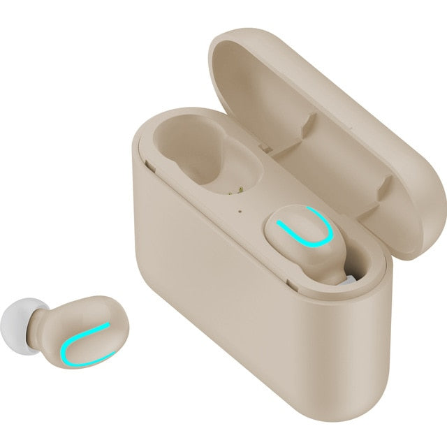 T33 Bluetooth 5.0 Ear Hook Earbuds – ANC, IPX5 Waterproof, HIFI, Mic, Single or Dual