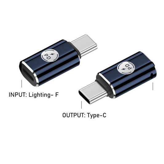 Lightning to USB-C 27W Fast Charging Adapter – iPhone 15 Compatible (5 Colors)