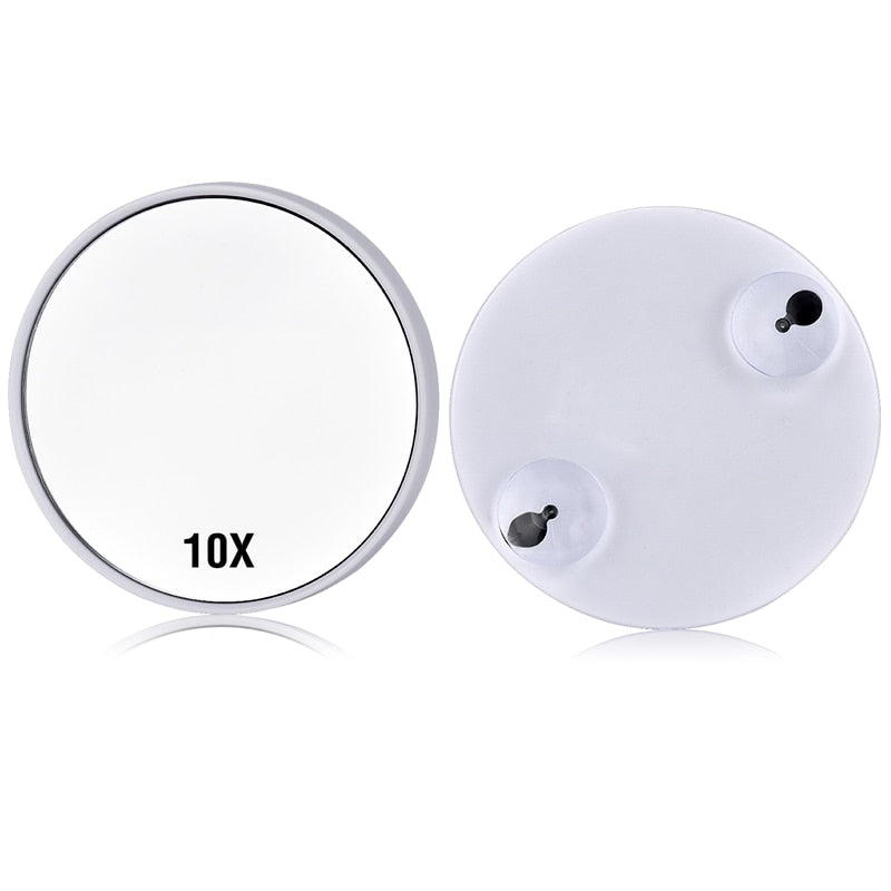 LED Lighted Makeup Mirror – Touch Screen, Adjustable Brightness, USB or Battery
