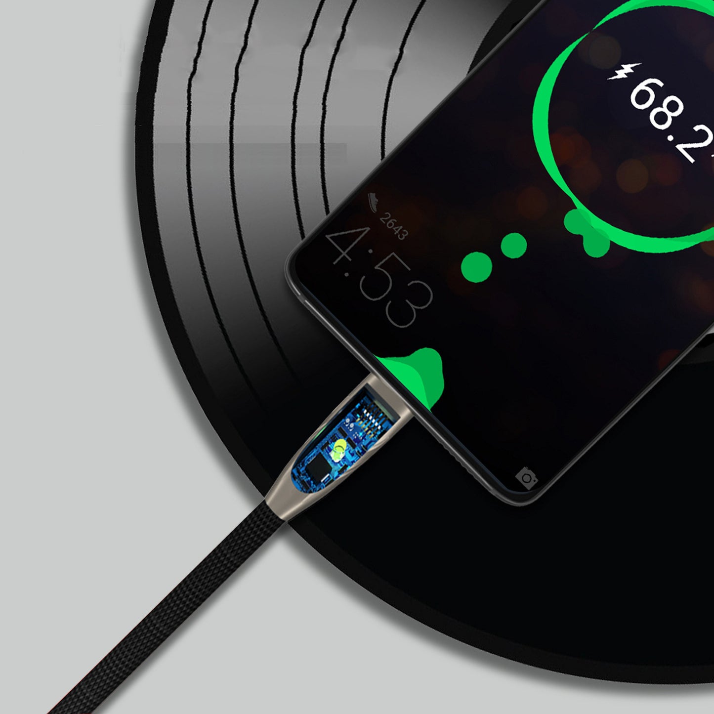 40W USB-C Fast Charging Cable – 5A Zinc Alloy | Android Compatible (1.2m)