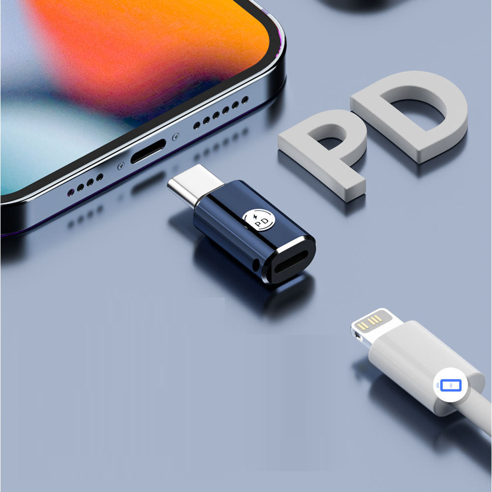 Lightning to USB-C 27W Fast Charging Adapter – iPhone 15 Compatible (5 Colors)