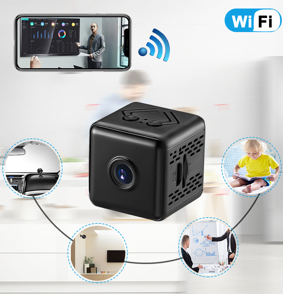 1080P Wireless IP Security Camera with Night Vision & Remote WiFi Access – Indoor Home Monitor