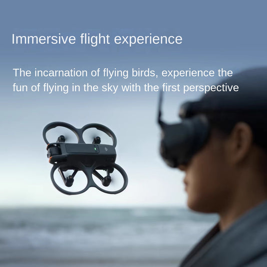 DJI Avata 2 FPV Drone – Immersive Flight Glasses, 23-Min Battery, 13km Transmission