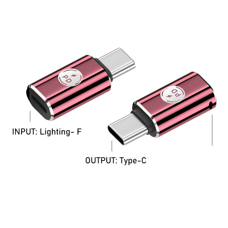 Lightning to USB-C 27W Fast Charging Adapter – iPhone 15 Compatible (5 Colors)