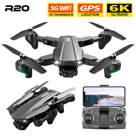 R20 GPS Drone with 4K/6K Dual Camera & Obstacle Avoidance