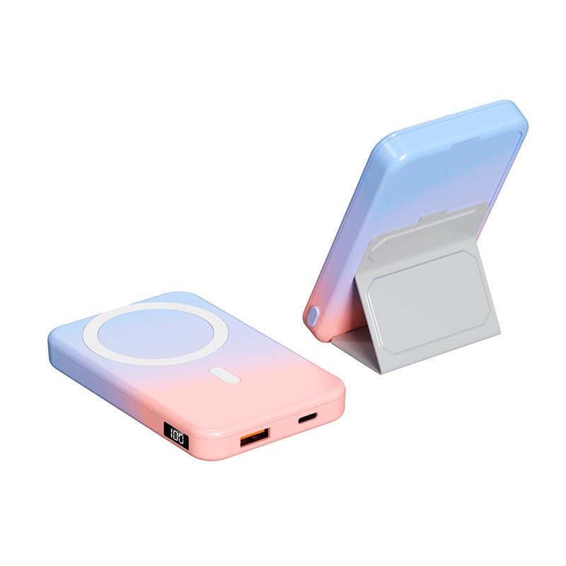 Magnetic Power Bank with Phone Stand – 22.5W Fast Charge, 15W Wireless, 5000/10000/20000mAh