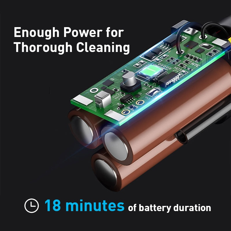 Baseus A2 Cordless Handheld Vacuum – 5000Pa, 70W, USB-C, Car, Home & Office