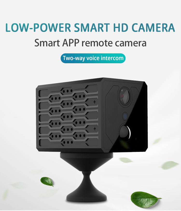HD WiFi Security Camera with PIR Human Detection & Infrared Night Vision – Low Power Indoor Monitor