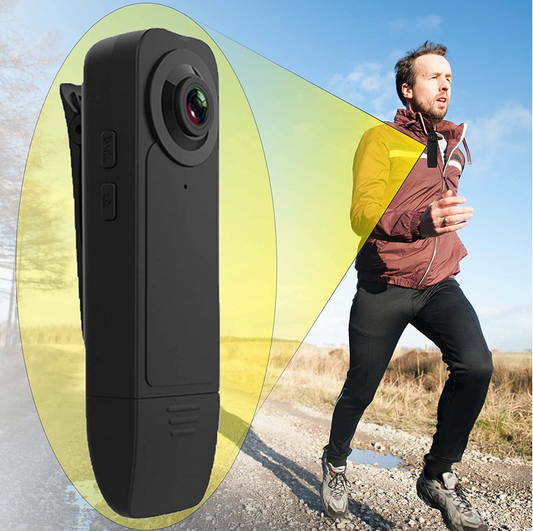 A18 1080P Portable Body Camera with Back Clip – 5-Hour Battery for Sports, Field & Conference Recording