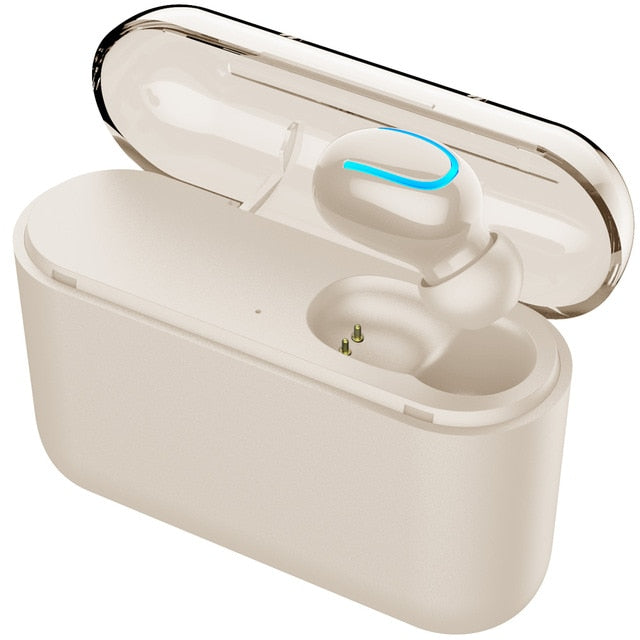 T33 Bluetooth 5.0 Ear Hook Earbuds – ANC, IPX5 Waterproof, HIFI, Mic, Single or Dual