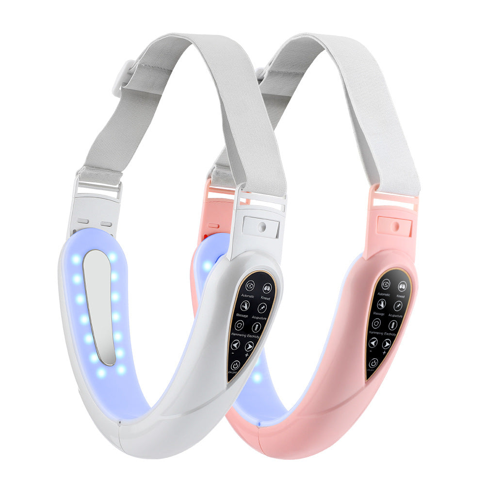 EMS V-Face Slimmer with Remote Control – 5 Color Light Modes, 15 Intensity Levels