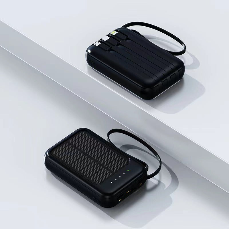 Mini Solar Power Bank – Compact Portable Charger for Outdoor & Camping (5000 / 10000 / 20000mAh)