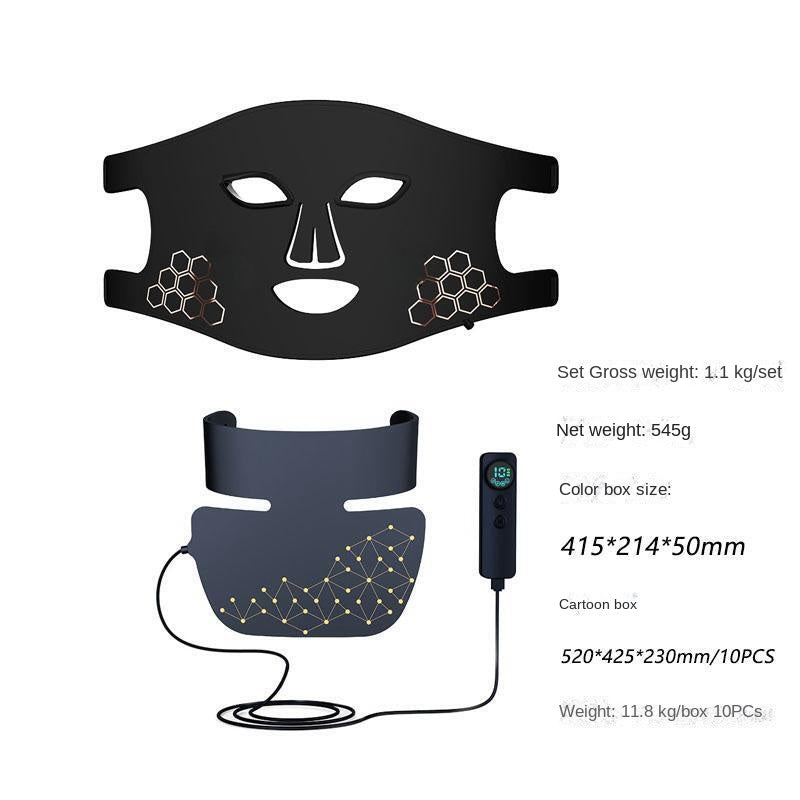 LED & Infrared Photon Beauty Mask Set – Face, Neck & Lip Light Therapy