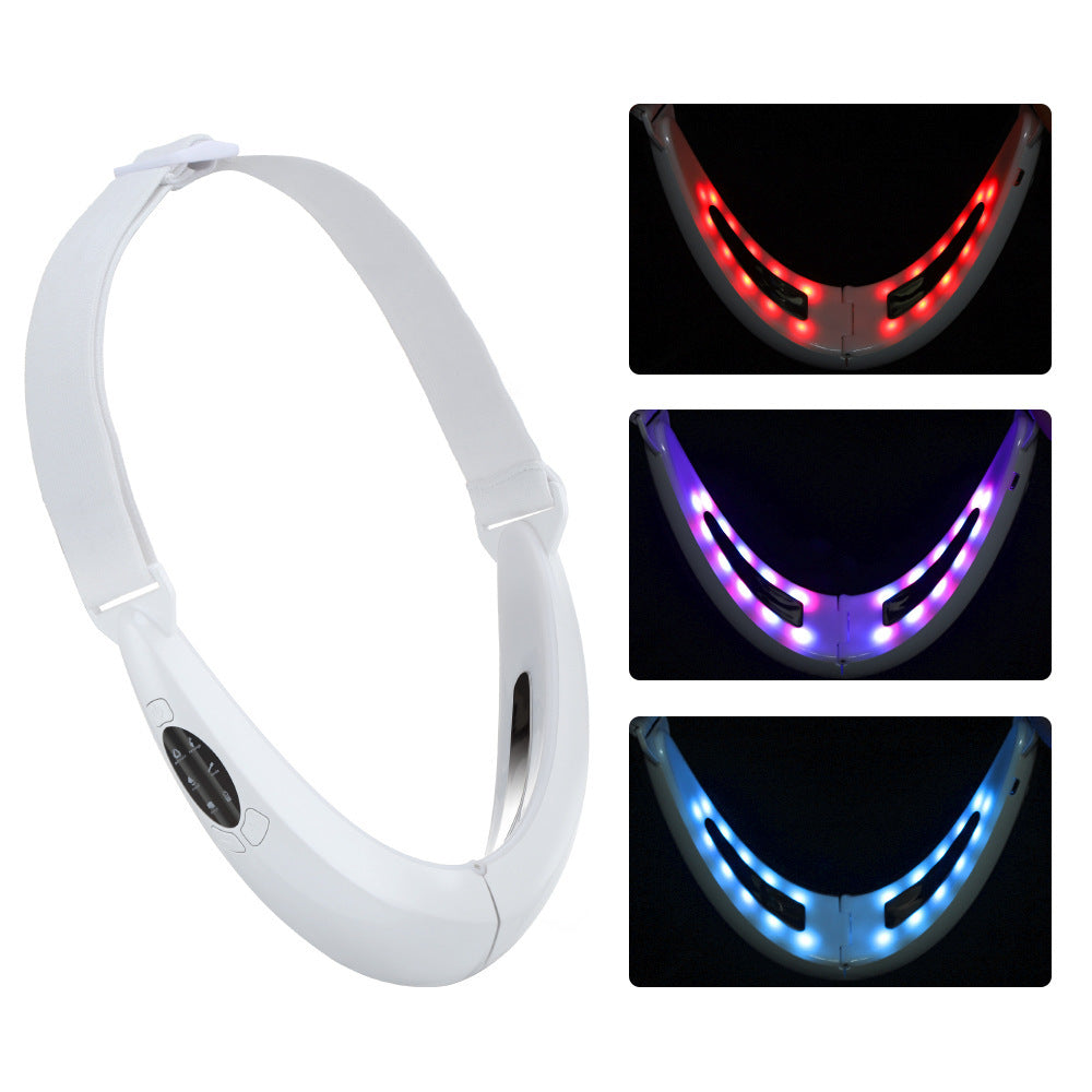 Microcurrent V-Face Lifting & Slimming Device – 5 Modes, Dual Light Therapy