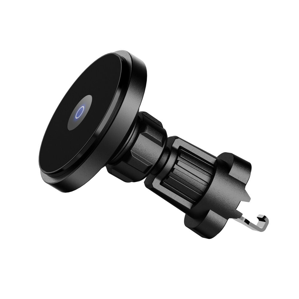 15W Magnetic Wireless Car Charger – Qi, iPhone Compatible, Aluminum Alloy, 3 Colors
