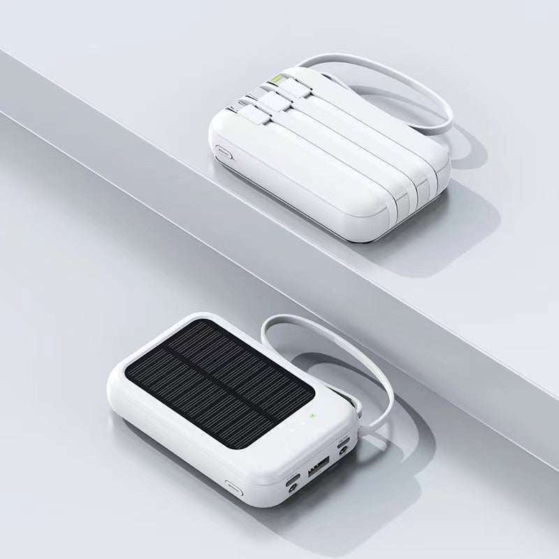 Mini Solar Power Bank – Compact Portable Charger for Outdoor & Camping (5000 / 10000 / 20000mAh)