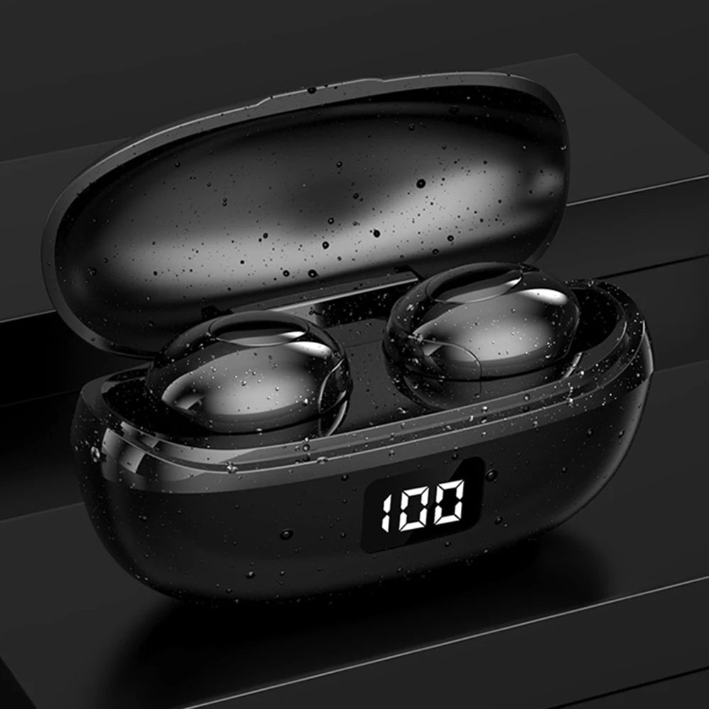 HKT6 TWS Bluetooth 5.0 Earbuds – HIFI Stereo, Smart Touch, iOS & Android, White/Black