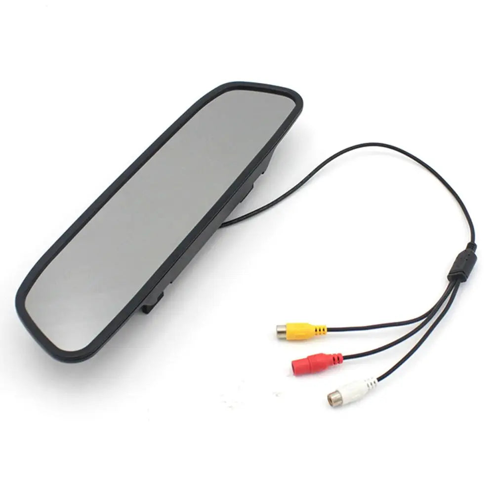 4.3" Wireless Backup Camera System – IP67, 170°, 2.4GHz, Rearview Mirror Monitor