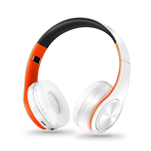 Foldable Bluetooth 5.0 Headphones – 15Hr Battery, MP3, FM Radio, TF Card, 14 Colors
