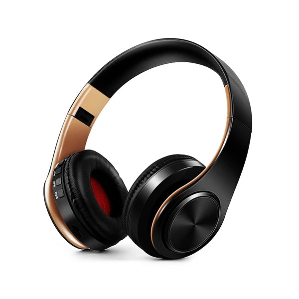 Foldable Bluetooth 5.0 Headphones – 15Hr Battery, MP3, FM Radio, TF Card, 14 Colors