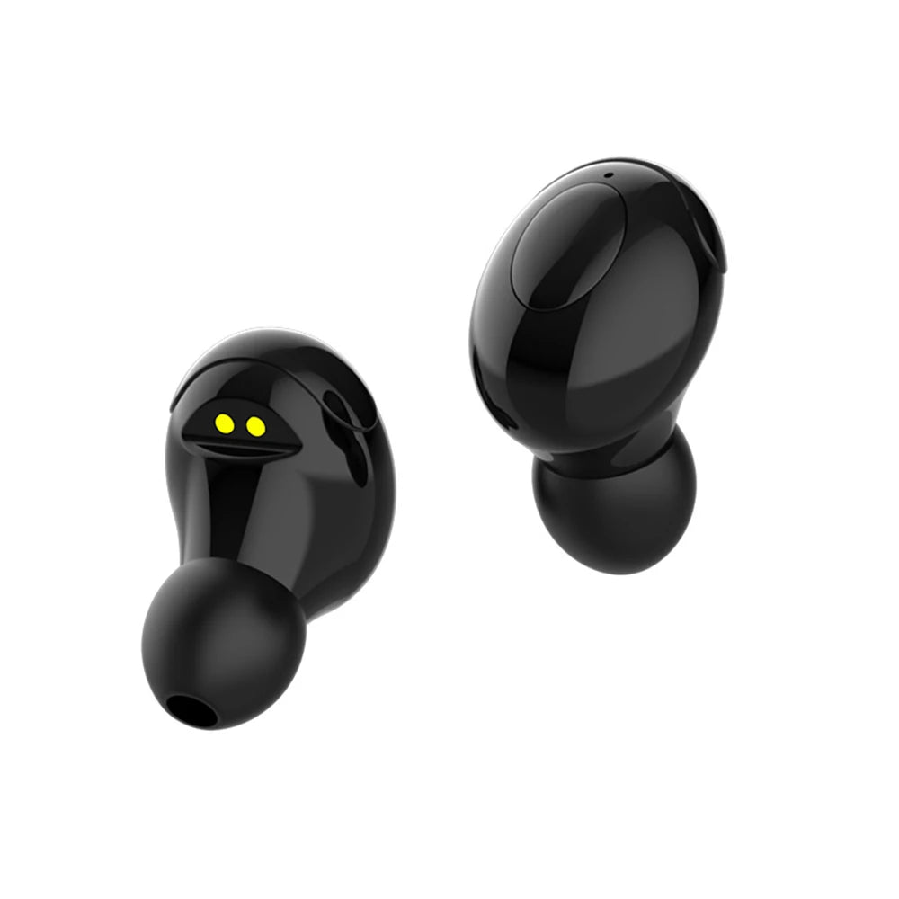 HKT6 TWS Bluetooth 5.0 Earbuds – HIFI Stereo, Smart Touch, iOS & Android, White/Black
