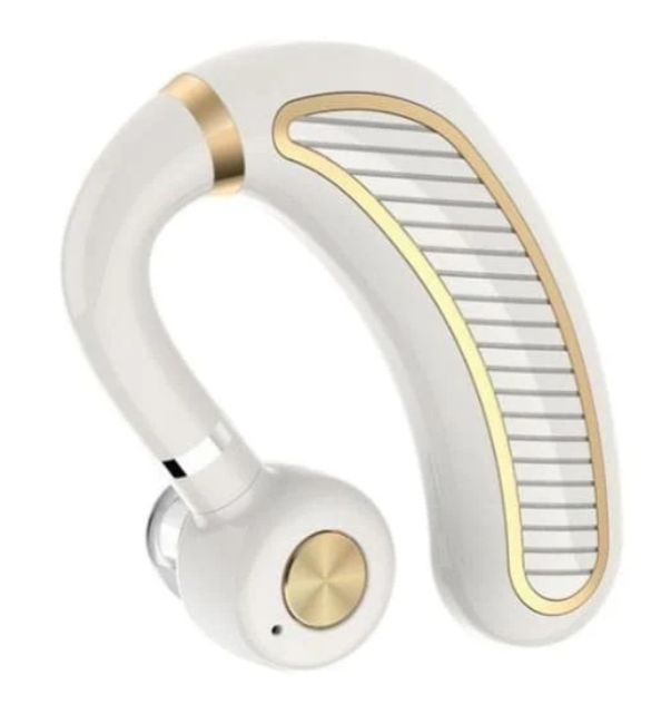 Bluetooth Hands-Free Earbud with Mic – CVC Noise Canceling, 180° Rotatable Hook